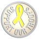 Ace Recognition Pewter Coin, Lapel, Plaque - with your text and logo - Military - Support our troops - ribbon, metal, navy