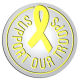 Ace Recognition Pewter Coin, Lapel, Plaque - with your text and logo - Military - Support our troops - ribbon, metal, navy