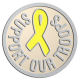 Ace Recognition Pewter Coin, Lapel, Plaque - with your text and logo - Military - Support our troops - ribbon, metal, navy