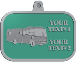 Custom Pendant - customized and personalized your way - RV, RVs, Recreational Vehicles, Motorhomes, motors, motor-homes, motorhomes, recreation, recreational, retire, retirement, tours, trailers, transportation, travel, travelers, trips, trucks, vacations, vans, vehicles, voyages, wheels