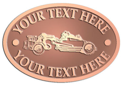 Custom Crest - customized and personalized your way - road grader, mining equipment, grader, heavy equipment, earthmovers, earth movers