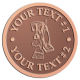 Ace Recognition Copper Coin, Lapel, Plaque - with your text and logo - janitorial, janitor, cleaning, vacuums, brooms, dust mops, janitorial supplies, janitorial equipment