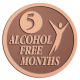 Ace Recognition Copper Buckle, Coin, Lapel, Plaque - with your text and logo - recovery, recovery celebration, recovery milestones, motivational, alcohol free, sobriety