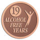 Ace Recognition Copper Buckle, Coin, Lapel, Plaque - with your text and logo - recovery, recovery celebration, recovery milestones, motivational, alcohol free, sobriety