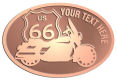 Ace Recognition Copper Crest, Lapel, Plaque - with your text and logo - Motorcycle Designs - US 66 - route 66 - chopper, motorcycle - your text, motorcycles, motor bikes, racing, motor, motorsports, motor-sports, transportation, metal