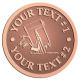 Ace Recognition Copper Coin, Lapel, Plaque - with your text and logo - painting tools, interior designs, painting, paint rollers, paint brush, paint brushes, paint contractors, painting contractors, painting professionals