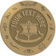 Ace Recognition Gold Buckle, Coin, Lapel, KeyTag, Medal, Pendant, Plaque - with your text and logo - egyptian, hieroglyphics, creatures, mythology, sail upstream