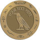 Ace Recognition Gold Buckle, Coin, Lapel, KeyTag, Medal, Pendant, Plaque - with your text and logo - egyptian, hieroglyphics, creatures, mythology, egyptian vultures