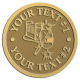 Ace Recognition Gold Coin, Lapel, Plaque - with your text and logo - welding, welders, welder generators, welding guns, welding helmets, welding systems