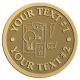 Ace Recognition Gold Coin, Lapel, Plaque - with your text and logo - electrical receptacle outlets, electricity, plugs, light bulbs, energy, electrical plugs, electrical
