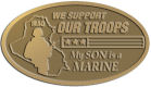 Ace Recognition Gold Crest, Lapel, Plaque - with your text and logo - .