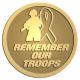 Ace Recognition Gold Coin, Lapel, Plaque - with your text and logo - Military - Remember our troops - soldier - ribbon, metal, navy