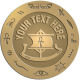 Ace Recognition Gold Buckle, Coin, Lapel, KeyTag, Medal, Pendant, Plaque - with your text and logo - egyptian, hieroglyphics, creatures, mythology, sail upstream