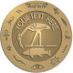 Ace Recognition Gold Buckle, Coin, Lapel, KeyTag, Medal, Pendant, Plaque - with your text and logo - egyptian, hieroglyphics, creatures, mythology, catch fish