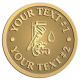 Ace Recognition Gold Coin, Lapel, Plaque - with your text and logo - pipe faucets, wrenches, plumbers, plumbing, faucets, pipes, wrench, wrenches