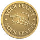 Ace Recognition Gold Coin, Lapel, Plaque - with your text and logo - drywall, drywall tools, plaster, plasterer, scrapers, utility knives, utility knife, ruler, square, drywallers, trades