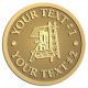 Ace Recognition Gold Coin, Lapel, Plaque - with your text and logo - roofing, roofers, ladders, shingles, hammers, contractors