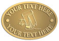 Ace Recognition Gold Crest, Lapel, Plaque - with your text and logo - painting tools, interior designs, painting, paint rollers, paint brush, paint brushes, paint contractors, painting contractors, painting professionals