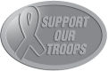 Ace Recognition Pewter Crest, Lapel, Plaque - with your text and logo - Military - Support our troops - ribbon, metal, navy