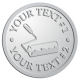 Ace Recognition Pewter Coin, Lapel, Plaque - with your text and logo - painting, painters, interior designs, trades, contractors, paint rollers, paint