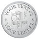Ace Recognition Pewter Coin, Lapel, Plaque - with your text and logo - electrical receptacle outlets, electricity, plugs, light bulbs, energy, electrical plugs, electrical