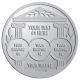 Ace Recognition Pewter Buckle, Coin, KeyTag, Lapel, Medal, Pendant, Plaque - with your text and logo - greek pillars, greek temples, laurel, greek motifs