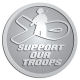 Ace Recognition Pewter Coin, Lapel, Plaque - with your text and logo - Military - Support our troops - soldier - ribbon, metal, navy