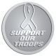 Ace Recognition Pewter Coin, Lapel, Plaque - with your text and logo - Military - Support our troops - ribbon, metal, navy