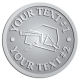 Ace Recognition Pewter Coin, Lapel, Plaque - with your text and logo - drywall, drywall tools, plaster, plasterer, scrapers, utility knives, utility knife, ruler, square, drywallers, trades