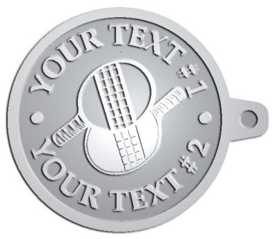 Custom Key Tag - customized and personalized your way - ping pong, paddles, table tennis