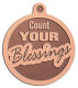 Ace Recognition Copper KeyTag, Medal, Pendant - with your text and logo - recovery, recovery celebration, recovery milestones, motivational