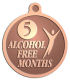 Ace Recognition Copper KeyTag, Medal, Pendant - with your text and logo - recovery, recovery celebration, recovery milestones, motivational, alcohol free, sobriety