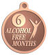 Ace Recognition Copper KeyTag, Medal, Pendant - with your text and logo - recovery, recovery celebration, recovery milestones, motivational, alcohol free, sobriety