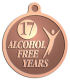 Ace Recognition Copper KeyTag, Medal, Pendant - with your text and logo - recovery, recovery celebration, recovery milestones, motivational, alcohol free, sobriety