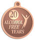 Ace Recognition Copper KeyTag, Medal, Pendant - with your text and logo - recovery, recovery celebration, recovery milestones, motivational, alcohol free, sobriety
