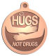 Ace Recognition Copper KeyTag, Medal, Pendant - with your text and logo - recovery, drug recovery, drugs, hugs not drugs