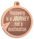 Ace Recognition Copper KeyTag, Medal, Pendant - with your text and logo - recovery, recovery celebration, recovery milestones, motivational