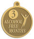 Ace Recognition Gold KeyTag, Medal, Pendant - with your text and logo - recovery, recovery celebration, recovery milestones, motivational, alcohol free, sobriety