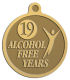 Ace Recognition Gold KeyTag, Medal, Pendant - with your text and logo - recovery, recovery celebration, recovery milestones, motivational, alcohol free, sobriety