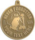 Ace Recognition Gold KeyTag, Medal, Pendant - with your text and logo - Military - Iraq - Fallen Solider Memorial - US Flag and ribbon - Never Forgotten