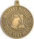 Ace Recognition Gold KeyTag, Medal, Pendant - with your text and logo - Military - Iraq - Fallen Solider Memorial - US Flag and ribbon - Military Heroes
