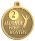 Ace Recognition Gold KeyTag, Medal, Pendant - with your text and logo - recovery, recovery celebration, recovery milestones, motivational, alcohol free, sobriety