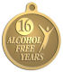 Ace Recognition Gold KeyTag, Medal, Pendant - with your text and logo - recovery, recovery celebration, recovery milestones, motivational, alcohol free, sobriety