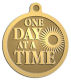Ace Recognition Gold KeyTag, Medal, Pendant - with your text and logo - recovery, recovery celebration, recovery milestones, motivational