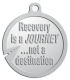 Ace Recognition Pewter KeyTag, Medal, Pendant - with your text and logo - recovery, recovery celebration, recovery milestones, motivational