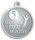 Ace Recognition Pewter KeyTag, Medal, Pendant - with your text and logo - recovery, recovery celebration, recovery milestones, motivational, alcohol free, sobriety