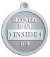 Ace Recognition Pewter KeyTag, Medal, Pendant - with your text and logo - recovery, recovery celebration, recovery milestones, motivational