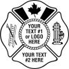 Fire Department, Maltese Cross  Ladder, Canadian Flag, Fire Hydrant