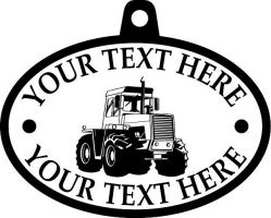 Custom pewter or zinc Pendant - customized and personalized your way - cab enclosures, machines, industrial equipment, construction machinery, cabs